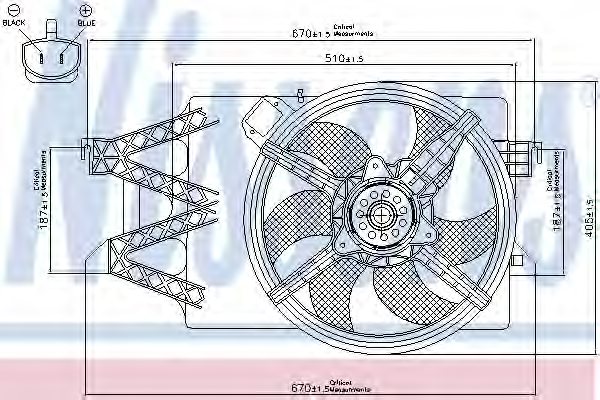 FORD 7045704 Fan, radiator
